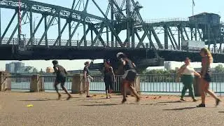 👣 Agility Ladder Footwork - Vibram Fivefingers Move Freely Event, Portland, Oregon