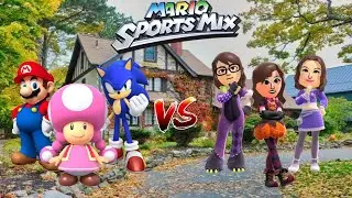 Mario Sports Mix - Volleyball (3 players, Expert CPU) Exhibition Ep. 1212