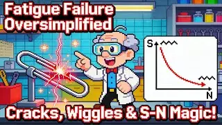 Fatigue Failure Oversimplified: Cracks, Wiggles & S-N Magic!