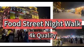 Lahore food street night tour || Food street night walk.