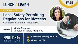 Local Safety Permitting Regulations for Biotechs - Lunch & Learn