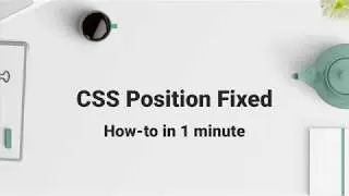 CSS Position Fixed