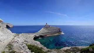 Le Phare de la Madonetta &agrave; Bonifacio en Corse comme si vous y &eacute;tiez en Direct live #corse #bonifacio