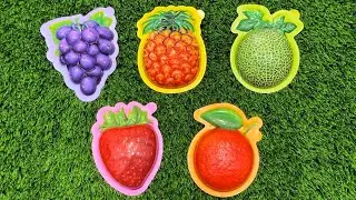 2 Minutes Satisfying Video | Mixing Funny Candy ASMR & Make Up in 5 Fruits with Magic Candys