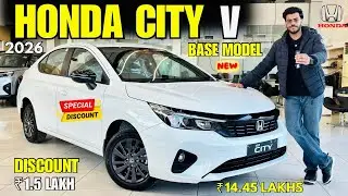 Honda City 2026 New Model Detailed Review ✅ Honda City S Base Model New Price & Features 🔥