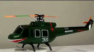 Получилось? Переоборудование MicroHeli в Huey UH1-D.