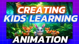 How To Make FACELESS KIDS ANIMATION Videos Ai Tools & Capcut (Creating Kids Learning Animation)