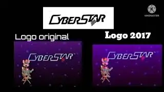 Cyber star logo original and 2017