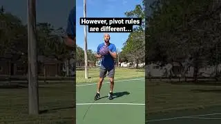 Pivot foot can't lift before...