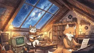 Snowy Night in the Loft ❄️ Cozy Jazz & Lo-fi Mix [Loft Trio Music]