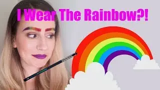 Trying Rainbow Brows ll Brow Week Day 2