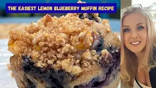Healthy Lemon Blueberry Muffins 🍋🫐 | Viral Round Swamp Farm Copycat Recipe You&rsquo;ll Love to Bake!