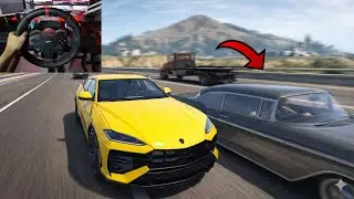 GTA 5 - 789HP Lamborghini URUS SE | GTA5 + Steering Wheel Gameplay |