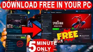 How to DOWNLOAD SPIDERMAN REMASTERED FOR PC (THE EASY WAY) 2024 || Steam activation code 2024