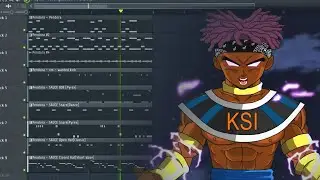 Making a HARD beat for KSI and Offset in FL Studio 20😈