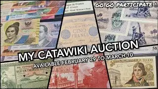 Banknotes Auction on CATAWIKI 🔥 (CLOSED) 1/3