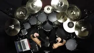 Randy Black tribute to Neil Peart, drum cover of RUSH - YYZ.