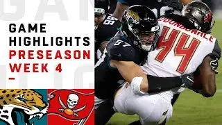 Jaguars vs. Buccaneers Highlights | NFL 2018 Preseason Week 4