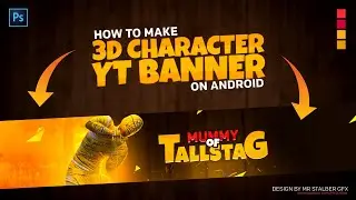 How to make Create 3D gaming banner on android | PUBG/BGMI Gaming Banner