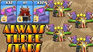 Always 3 Star With This TH16 Strategy!! 32 Cookie Th16 Attack Strategy - Clash of Clans Town Hall 16