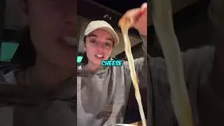 Самый сильный эффект тягучего сыра в истории?! 🧀 @okaycoolgigi