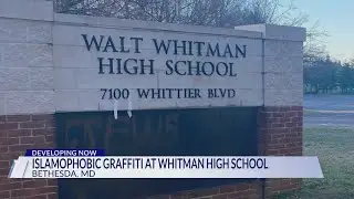 Islamaphobic graffiti found at Walt Whitman High School