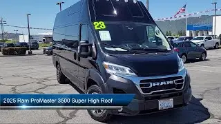 2025 Ram ProMaster 3500 Super High Roof 3D Extended Cargo Van Gilroy  Hollister  Santa Cruz  Montere