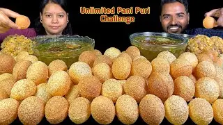 100 Pani Puri Eating Challenge 