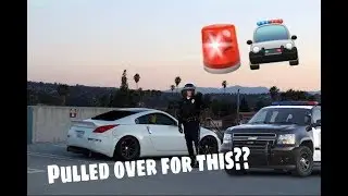 350z Gets pulled over for loud exhaust + Ticket!