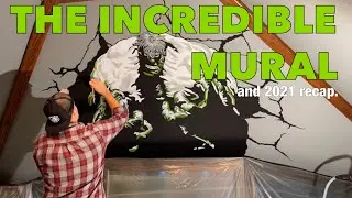 I painted the Incredible Hulk for the Hulk Museum