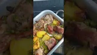 AGNELLO AL FORNO CON PATATE E PISELLI 😋#shorts #freefire