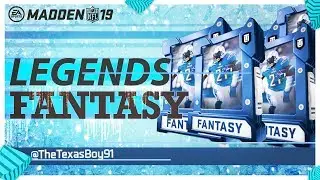 15 Legends Fantasy Packs For 6000 Snow!!! | 2 Full Legend Pulls | Madden 19 Ultimate Team