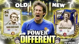 2 VAN DER SAR'S Power Different Test 👀 | REVIEW 🔥 | Fc mobile