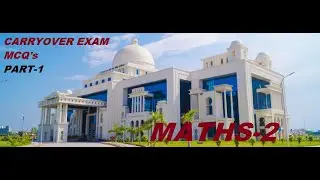 ENGINEERING MATHS-2 || MCQ's || CARRYOVER EXAM AKTU STUDENTS