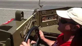 Bren Gun Carrier road run home from a local car show