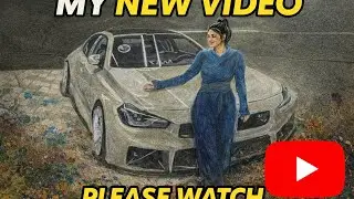 I Drew a Girl with a Luxury Car 😍 | Sketch Art