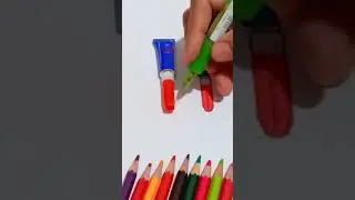 Let's draw a glue and plier #funny #art #drawing #trending #shorts #follow #viral #video
