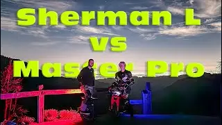 Тест Sherman L против Master Pro на горном полигоне