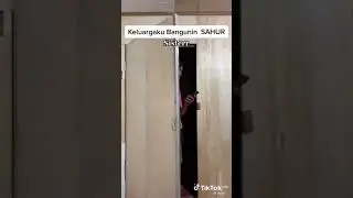 keluarga ngebangunin  sahur