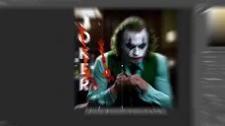 Designing the Joker | Poster Making Process