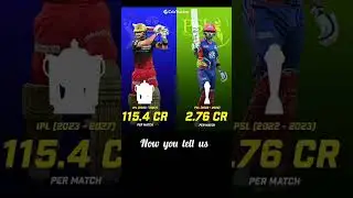 IPL VS PSL comparison | Psl VS IPL budget / IPL vs PSL #pslvsipl  #ipl #ipl2023 #psl8 #psl2023
