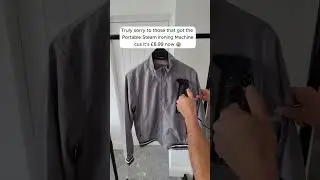 Perfectly Pressed Clothes Anywhere! #ironing #ironingclothes