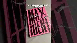 Stray Kids Maxident album unboxing - T-Crush version #straykids #skz