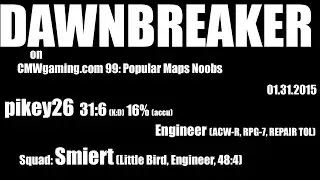 Battlefield Unfiltered- Dawnbreaker- 64P CQL- 01.31.2015