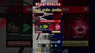 blox fruits red pain gacha #shorts #bloxfruits