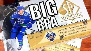 My Biggest Pull of 2019! 18/19 SP Authentic Hockey Hobby Box Break