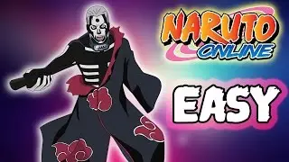 Naruto Online - Strong Approach (HIDAN) Solo | Fire Main (Easy)