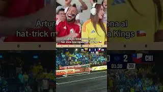 ARTURO VIDAL reacciona al HAT-TRICK m&aacute;s r&aacute;pido de la Kings 👑🇨🇱 #KingsLeague