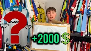 +20 CAMISETAS DE FÚTBOL VINTAGE (+2000€ DE VALOR)