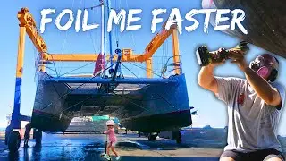 Daggerboard Surgery | Tweaking for Speed on Our Aluminum Performance Expedition Catamaran (Ep. 137)